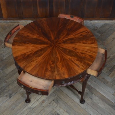 Edwardian Mahogany Drum Table SAI3563 - Image 7