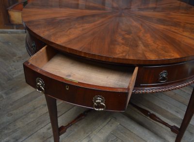 Edwardian Mahogany Drum Table SAI3563 - Image 9