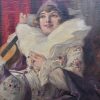 Oil On Canvas By Richard Geiger, Commedia Dell'arte SAI3599 - Image 2