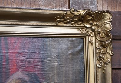 Oil On Canvas By Richard Geiger, Commedia Dell'arte SAI3599 - Image 9