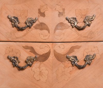 Pair of French Marble Topped Side Cabinets - Image 3
