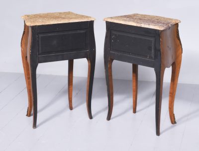 Pair of French Marble Topped Side Cabinets - Image 9