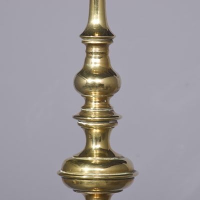 Rare, Solid Brass Full-Sized Victorian Standard Lamp - Image 4