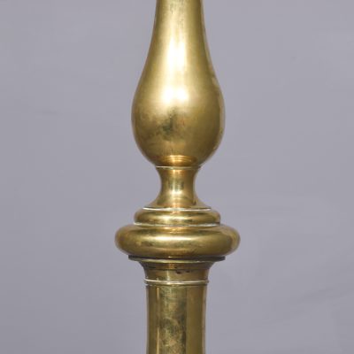 Rare, Solid Brass Full-Sized Victorian Standard Lamp - Image 6