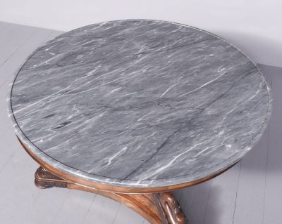French Empire Marble Top Center Table - Image 10