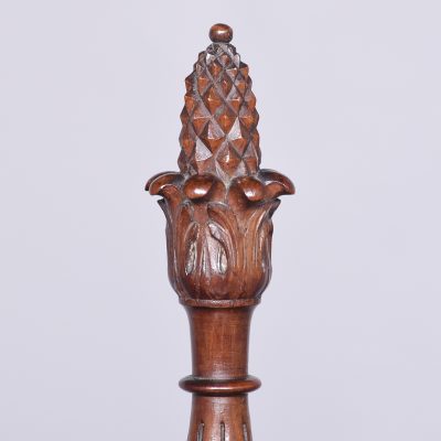 Pair of Exhibition Quality Adam Style Carved Urns - Image 2