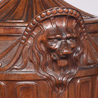 Pair of Exhibition Quality Adam Style Carved Urns - Image 7