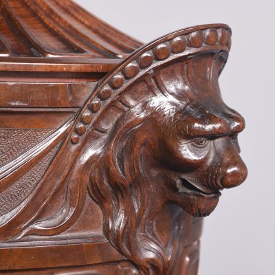 Pair of Exhibition Quality Adam Style Carved Urns - Image 8