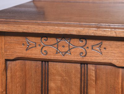 Pair of Bedside Walnut Cabinets - Image 4