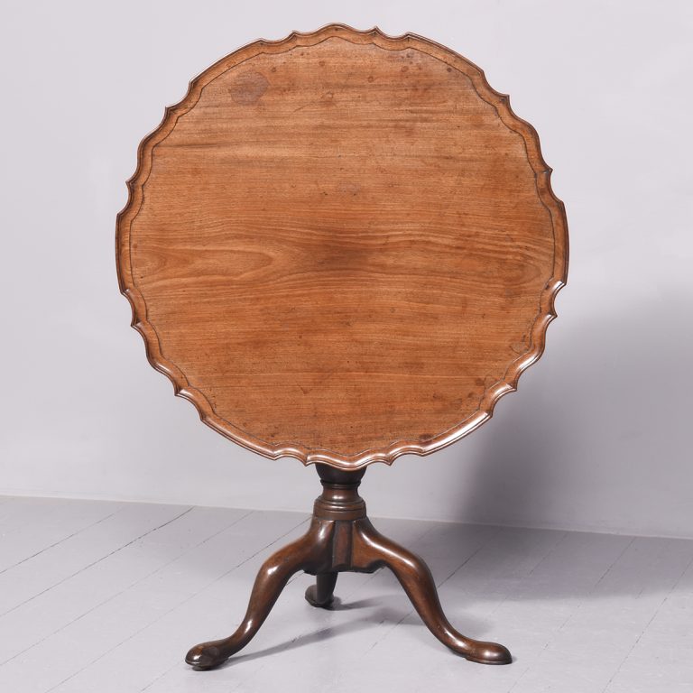 George III Mahogany Snap Top Table occasional Antique Furniture George III Mahogany Snap Top Table