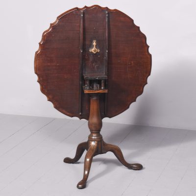 George III Mahogany Snap Top Table - Image 3