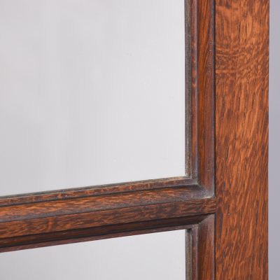 Pair of Oak Framed Gothic Style Wall Mirrors - Image 5