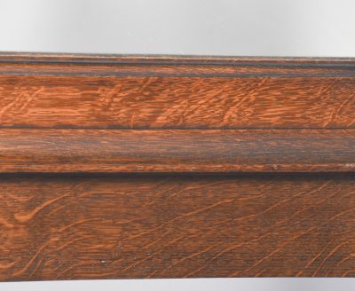 Pair of Oak Framed Gothic Style Wall Mirrors - Image 7