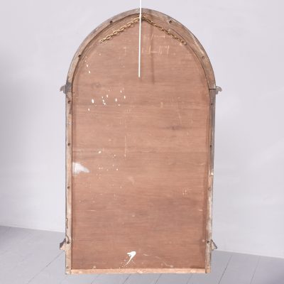 Pair of Oak Framed Gothic Style Wall Mirrors - Image 8