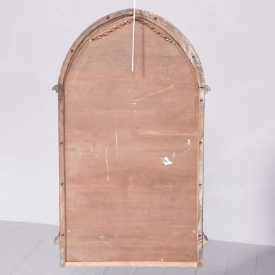 Pair of Oak Framed Gothic Style Wall Mirrors - Image 9