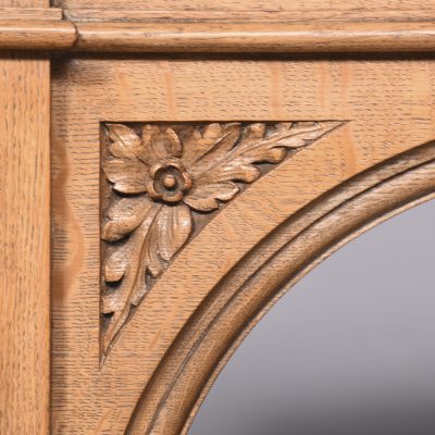 A Pair of Large Gothic Style Oak Side Tables - Image 4