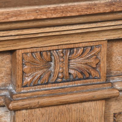 A Pair of Large Gothic Style Oak Side Tables - Image 6
