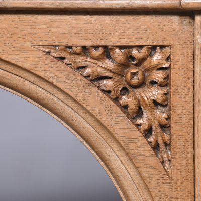 A Pair of Large Gothic Style Oak Side Tables - Image 11