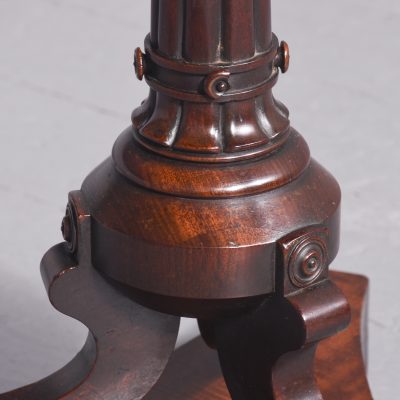 Unusual William IV Inlaid Mahogany Occasional Table with A Games Top - Image 3