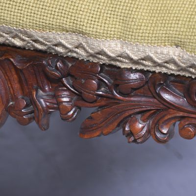 Exhibition Quality Carved Rosewood Centre Stool - Image 5