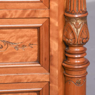 Pair of Monumental Satinwood Pedestals - Image 8