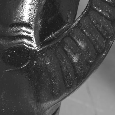Carved African Buffalo Occasional Table - Image 5