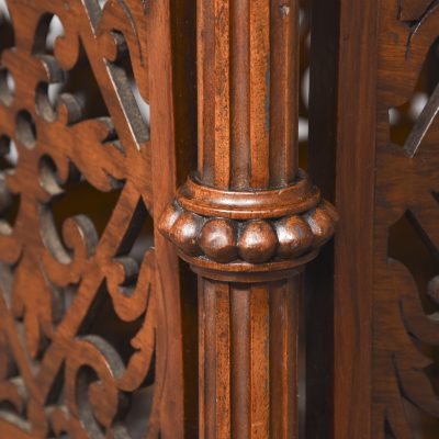 Exhibition Quality Walnut Canterbury - Image 4