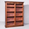 Early Victorian Mahogany Tall Two-Section Open Bookcase - Image 2