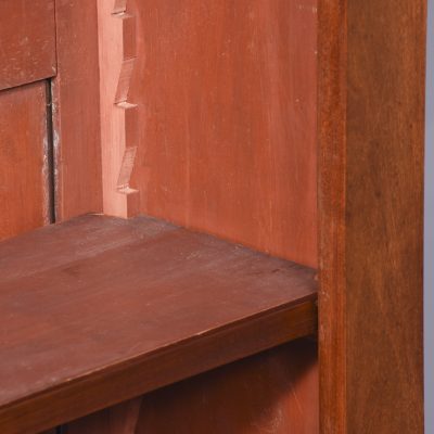 Early Victorian Mahogany Tall Two-Section Open Bookcase - Image 5