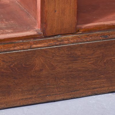 Early Victorian Mahogany Tall Two-Section Open Bookcase - Image 6
