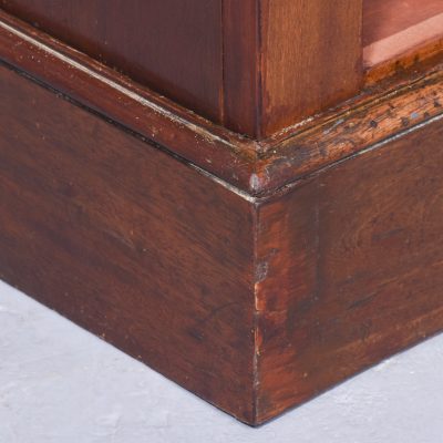 Early Victorian Mahogany Tall Two-Section Open Bookcase - Image 7