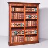Early Victorian Mahogany Tall Two-Section Open Bookcase