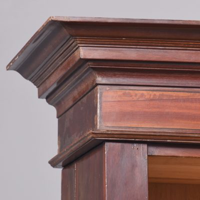 Large Mid-Victorian Mahogany Three-Section Open Bookcase - Image 3