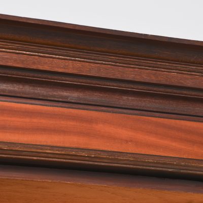 Large Mid-Victorian Mahogany Three-Section Open Bookcase - Image 4