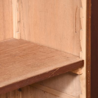Large Mid-Victorian Mahogany Three-Section Open Bookcase - Image 5