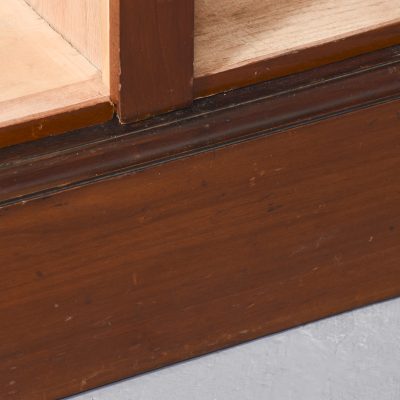 Large Mid-Victorian Mahogany Three-Section Open Bookcase - Image 8