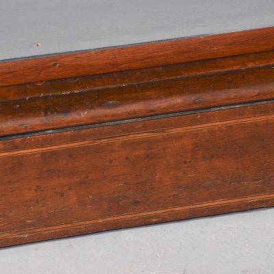 19th Century Sheraton-Style Inlaid Mahogany Breakfront Bookcase - Image 8