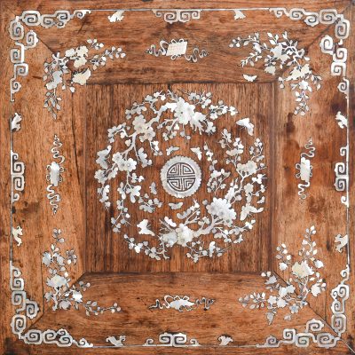 Quality, Chinese Qing Period Mother of Pearl Inlaid Occasional Table - Image 4
