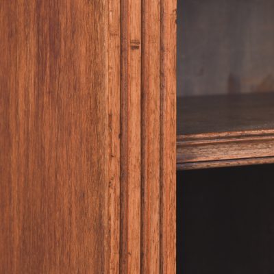Late Victorian Walnut Open Bookcase with Adjustable Shelves - Image 6