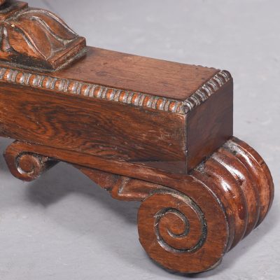 Free Standing Regency Rosewood Library Table of Exceptional Quality - Image 3