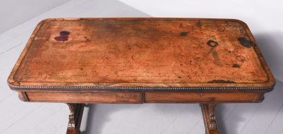 Free Standing Regency Rosewood Library Table of Exceptional Quality - Image 9