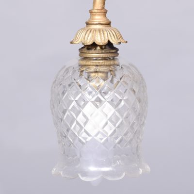 Elegant Gilded 5 lamp Chandelier - Image 3