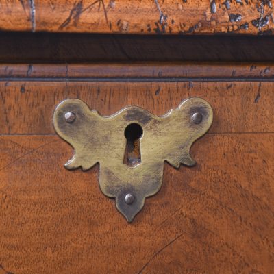 Early Georgian-Style, Freestanding Figured Walnut Writing Desk - Image 5