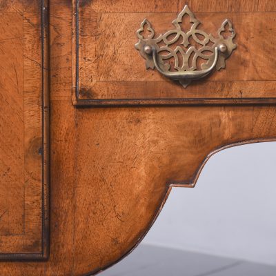 Early Georgian-Style, Freestanding Figured Walnut Writing Desk - Image 8