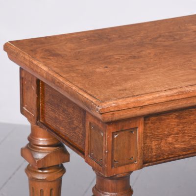 Wide William IV Pollard Oak Hall Table - Image 2