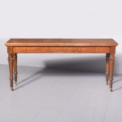 Wide William IV Pollard Oak Hall Table - Image 8