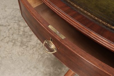 Georgian Mahogany Oval Drum Table - Image 12