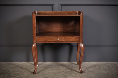 Georgian Oak Country House Bedside Table - Image 4