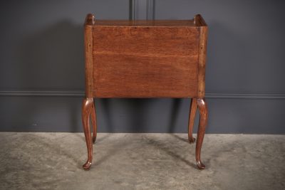 Georgian Oak Country House Bedside Table - Image 11