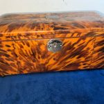 Tortoise Shell tea caddy Antique Boxes